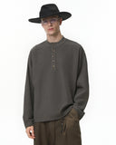 Old Money Style Henley Long Sleeve Tees | Inflation Streetwear INFLATION
