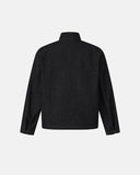 Black Contrast Stitch Denim Jacket | Inflation Streetwear