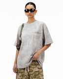 Distressed Tie-Dye Reflective Print T-Shirt | Inflation Streetwear INFLATION