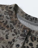 Leopard Henley Graphic Tee | Inflation Streetwear INFLATION