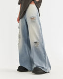 Distressed Ripped Blue Jeans | Inflation Streetwear INFLATION