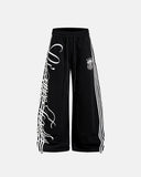 Script Stripe Baggy Sweatpants| Inflation Streetwear INFLATION