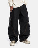 Raw Tribal Graphic Barrel Jeans | Inflation Streetwear