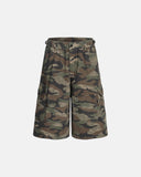 streetwear shorts with side buckle strap and D-ring accent