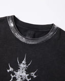 Distressed Painted Graphic Boxy T-Shirt | Inflation Streetwear INFLATION
