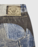 Colorblock Digital Printing Cotton Jeans | Inflation Streetwear INFLATION