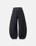 INFLATION Raw Color Barrel Baggy Jeans INFLATION