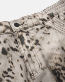 Splatter Print Wide Leg Cargo Pants | Inflation Streetwear