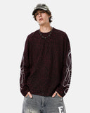 Script Sleeve Graphic Waffle T-Shirt | Inflation Streetwear