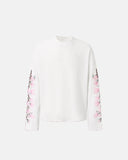 Floral Embroidered Waffle T-Shirt | Inflation Streetwear