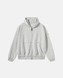 Raw Edge Boxy French Terry Hoodie Set | Inflation Streetwear