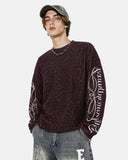 Script Sleeve Graphic Waffle T-Shirt | Inflation Streetwear