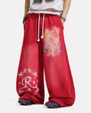 Airbrush Graphic Barrel Sweatpants | Inflation Streetwear