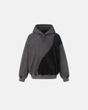 Washed Waffle Boxy Quarter Zip Hoodie | Inflation Streetwear