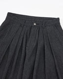 Vintage Pinstripe Pleated Barrel Jeans | Inflation Streetwear INFLATION