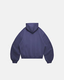 High Collar Fleece Double Zip-Up Hoodies | Inflation Streetwear INFLATION