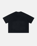 Washed Graphic Boxy Waffle T-Shirt | Inflation Streetwear INFLATION