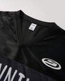 V-Neck Mesh Patchwork Jersey Tee | Inflation Streetwear INFLATION
