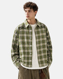 Abstract Line Plaid Shirt | Inflation Streetwear