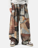 Vintage Digital Print Straight-Leg Jeans | Inflation Streetwear