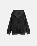 Distressed Ribcage Wash Hoodie | Inflation Streetwear INFLATION