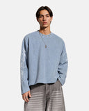 Script Washed Studded Boxy Waffle T-Shirt | Inflation Streetwear