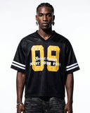 Satin Patchwork Mesh Jersey | Inflation Streetwear INFLATION
