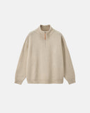 Quarter Zip Up Mock Neck Sweaters | Inflation Streetwear INFLATION