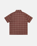 Lettering Embroidery Plaid Shirts | Inflation Streetwear INFLATION
