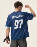 Geometric Pattern Mesh Jersey | Inflation Streetwear INFLATION