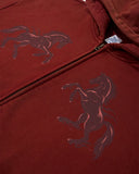 Horse Year Acid Wash Zip Up Hoodies | Infaltion Streetwear INFLATION
