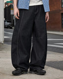 INFLATION Raw Color Barrel Baggy Jeans INFLATION