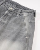 Blue Acid Wash Barrel Jeans | Inflation Streetwear INFLATION