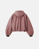 Plush Lining Cropped Hooded Jacket | Inflation Streetwear INFLATION