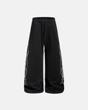 Camo Script Wide Leg Lounge Pants | Inflation Streetwear
