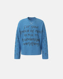 Script Graphic Waffle Long Sleeve T-Shirt | Inflation Streetwear