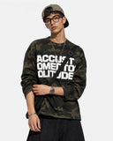 Camo Graphic Waffle Long Sleeve T-Shirt | Inflation Streetwear
