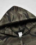 69 Applique Embroidery Camo Zip Up Hoodie | Inflation Streetwear INFLATION