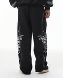 Stitching Spray-Painted Graffiti Sweatpant | Inflation Streetwear INFLATION
