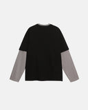 Vintage Layered Graphic Long Sleeve T-shirt | Inflation Streetwear INFLATION