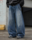 Distressed Ripped Baggy Jeans | Inflation Streetwear INFLATION