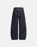 Raw Blue Deconstructed Baggy Jeans | Inflation Streetwear INFLATION