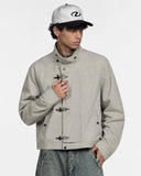 Metal Clasp Boxy Workwear Jacket | Inflation Streetwear