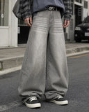 INFLATION Washed Barrel Baggy Jeans INFLATION
