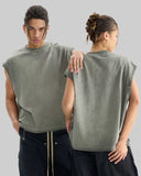Distressed Washed Boxy Tank Top | Inflation Streetwear INFLATION