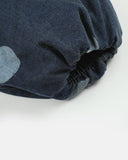 Polka Dot Faux Fur Denim Jacket | Inflation Streetwear