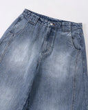 Blue Monkey Wash Baggy Jeans | Inflarion Streetwear INFLATION