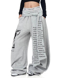 Graphic Printing Baggy Sweatpants | Inflation Streetwear INFLATION