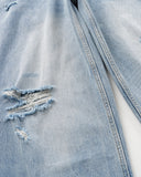 Dual Waist Ripped Baggy Jeans | Inflation Streetwear INFLATION