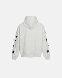 Cross PU Patch Embroidery Zip Up Hoodies | Inflation Streetwear INFLATION